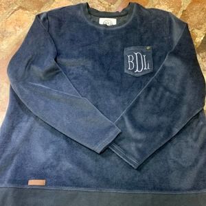 Marleylilly Grey Crew Neck Corded Sweatshirt SIZE 2X-3XL